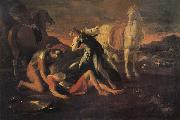 Nicolas Poussin Trancred and Erminia Spain oil painting artist